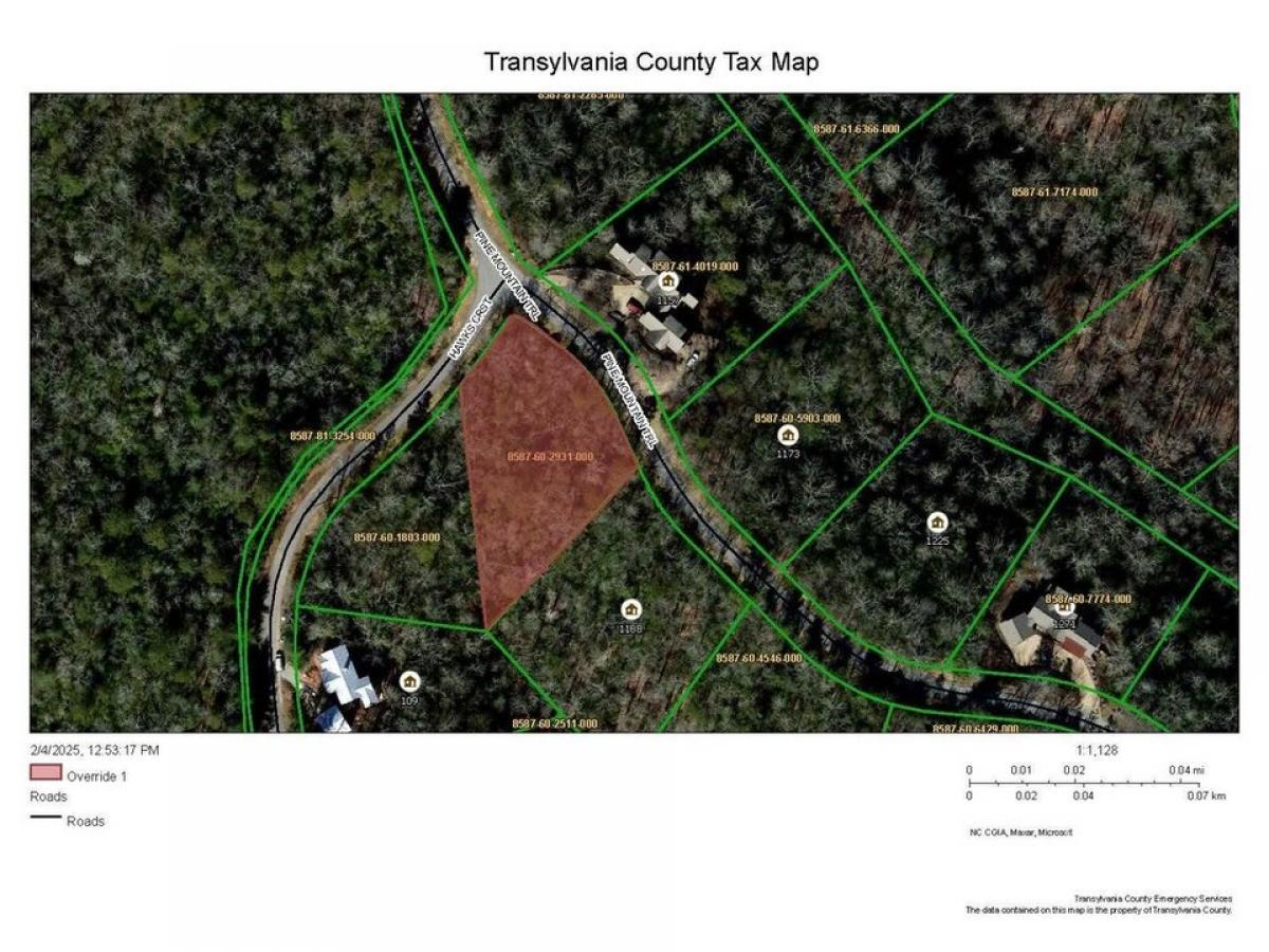 Picture of Residential Land For Sale in Brevard, North Carolina, United States