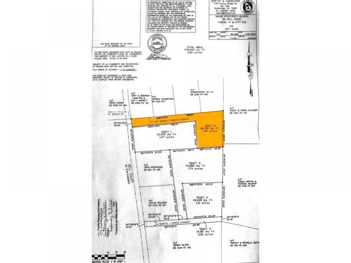 Picture of Residential Land For Sale in Chickamauga, Georgia, United States