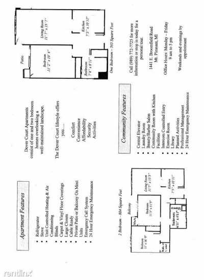 Apartment For Rent in Mount Pleasant, Michigan