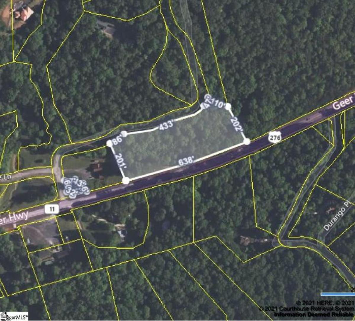 Picture of Residential Land For Sale in Cleveland, South Carolina, United States