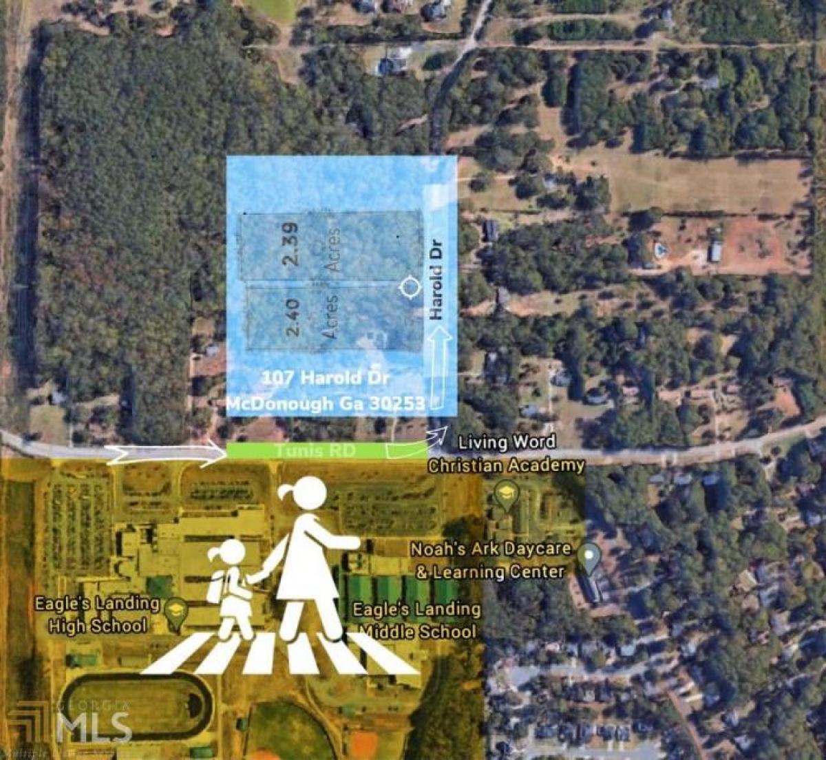 Picture of Residential Land For Sale in McDonough, Georgia, United States