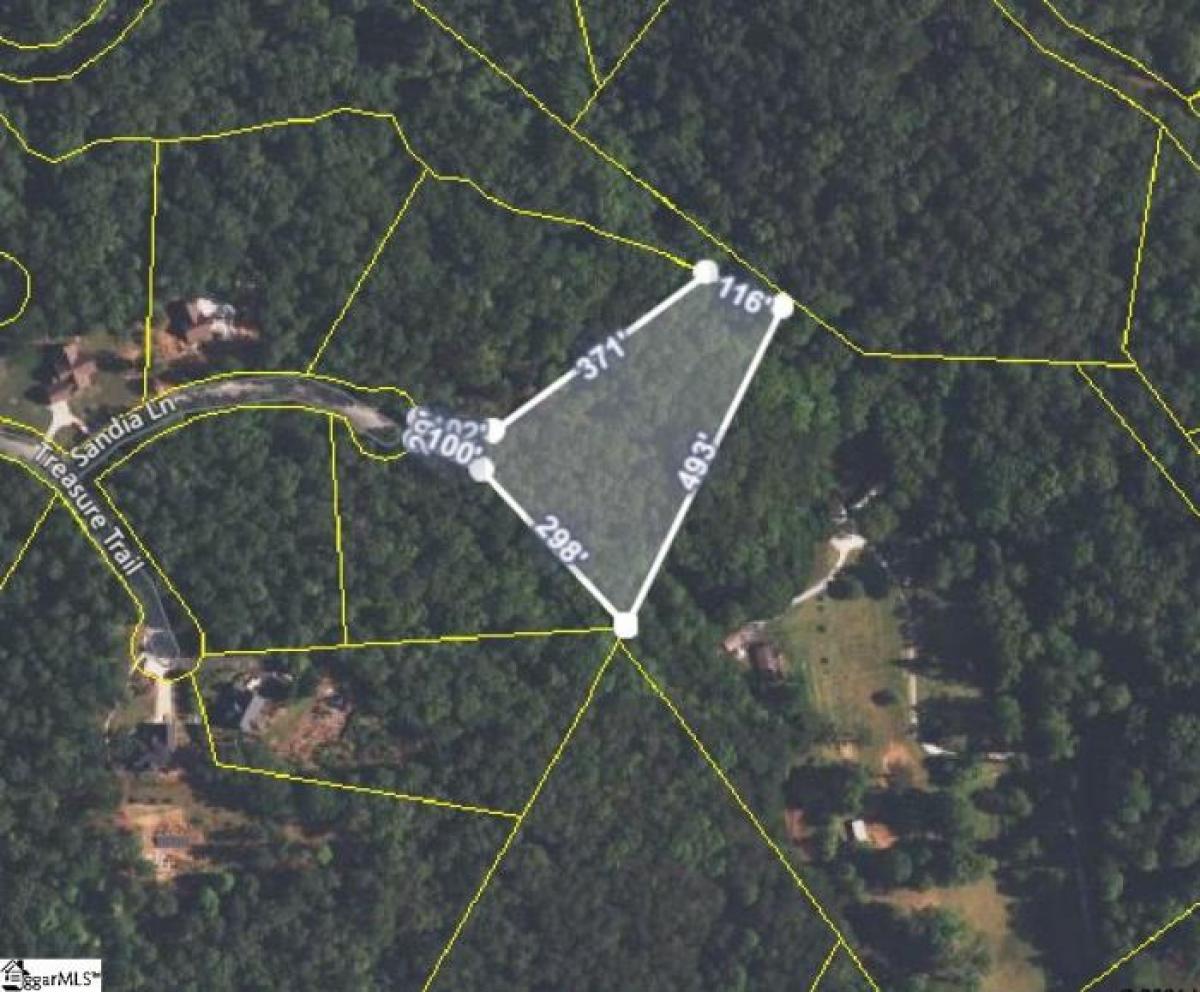 Picture of Residential Land For Sale in Cleveland, South Carolina, United States