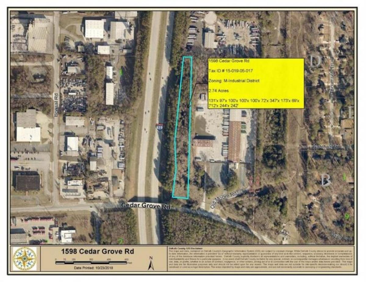 Picture of Residential Land For Sale in Conley, Georgia, United States