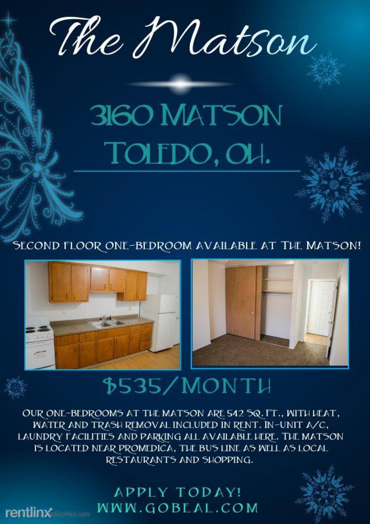 Picture of Apartment For Rent in Toledo, Ohio, United States