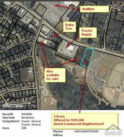 Residential Land For Sale in Athens, Georgia