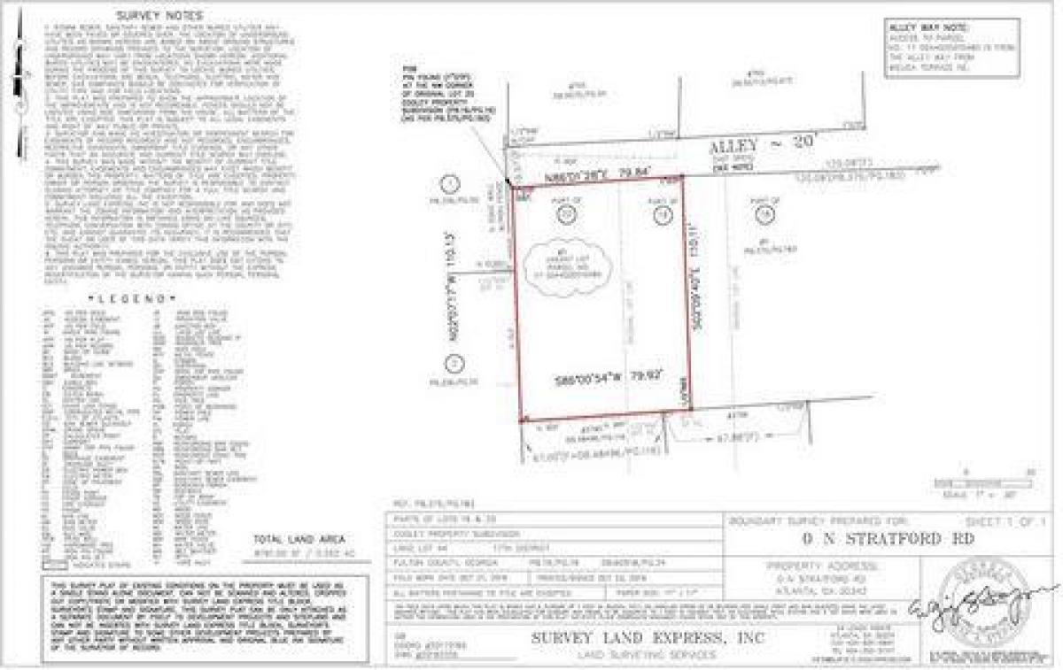 Picture of Residential Land For Sale in Atlanta, Georgia, United States