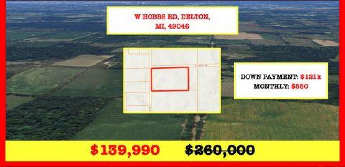 Picture of Residential Land For Sale in Delton, Michigan, United States