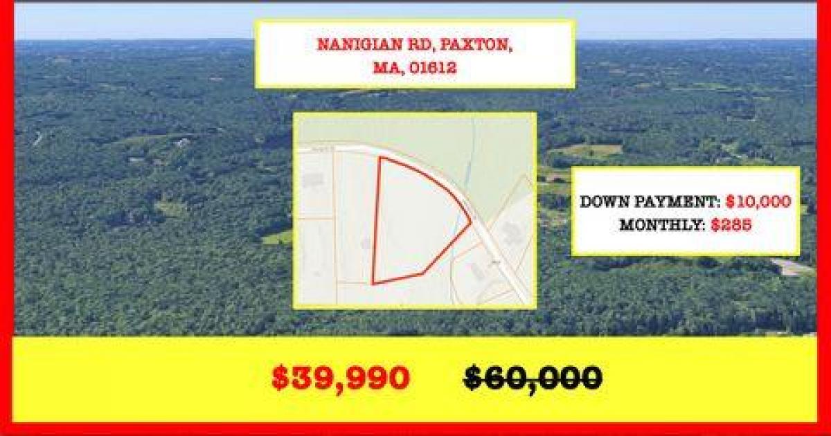 Picture of Residential Land For Sale in Paxton, Massachusetts, United States