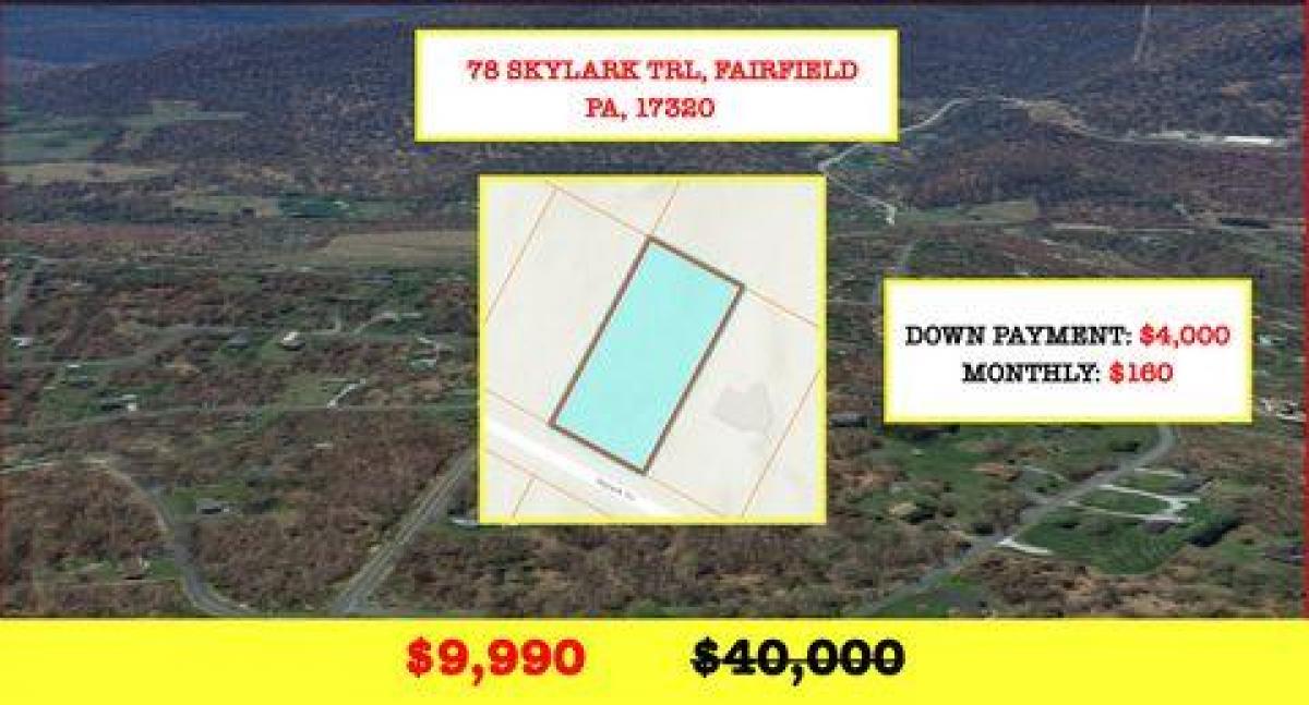 Picture of Residential Land For Sale in Fairfield, Pennsylvania, United States