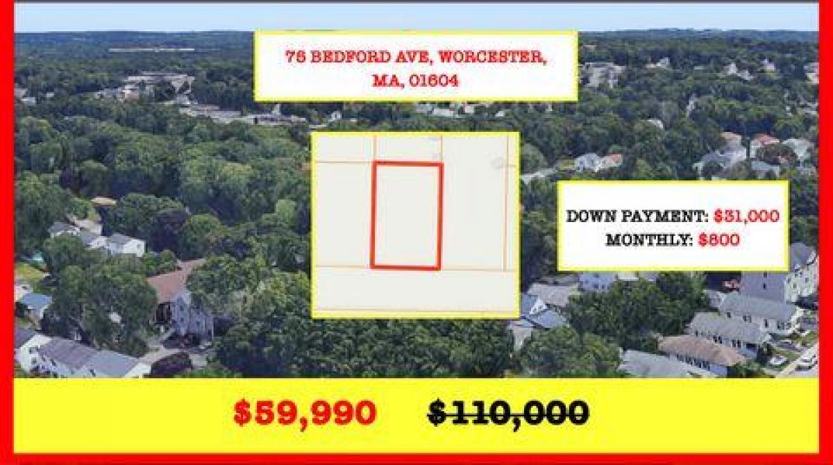 Picture of Residential Land For Sale in Worcester, Massachusetts, United States