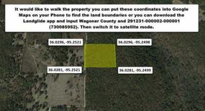 Residential Land For Sale in Locust Grove, Oklahoma