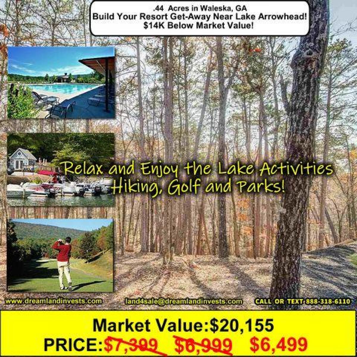 Picture of Residential Land For Sale in Waleska, Georgia, United States