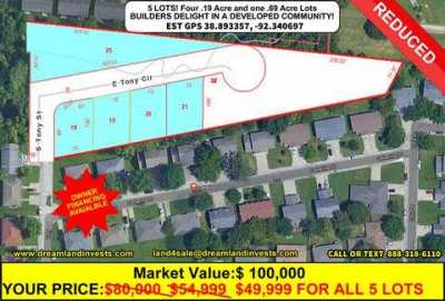 Residential Land For Sale in Columbia, Missouri