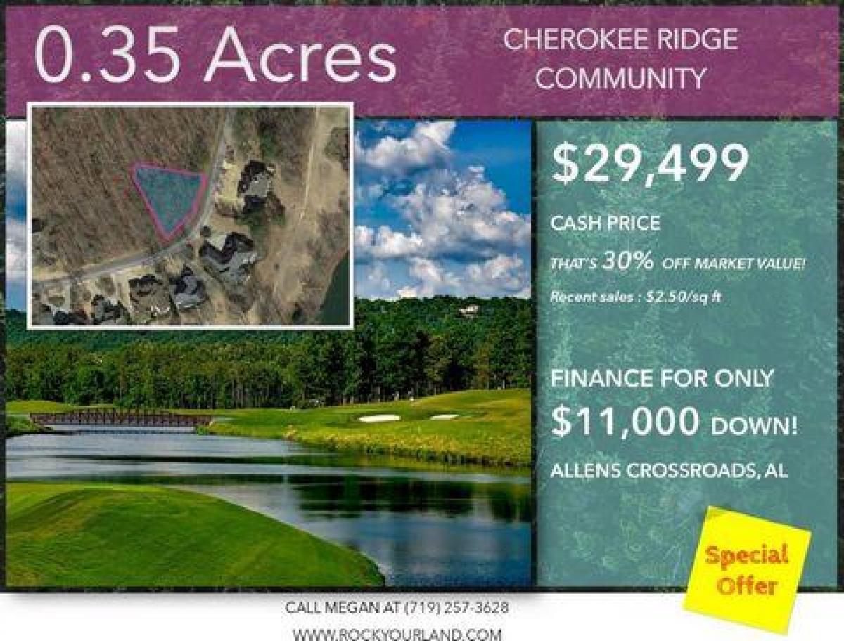 Picture of Residential Land For Sale in Union Grove, Alabama, United States