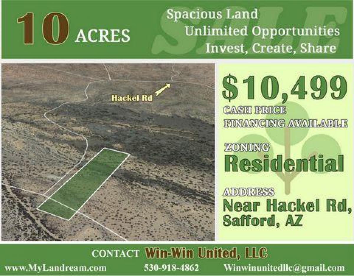 Picture of Residential Land For Sale in Safford, Arizona, United States