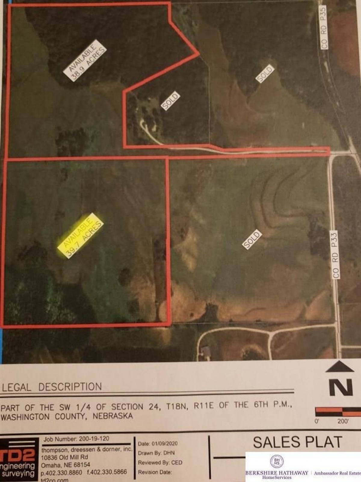 Picture of Residential Land For Sale in Blair, Nebraska, United States