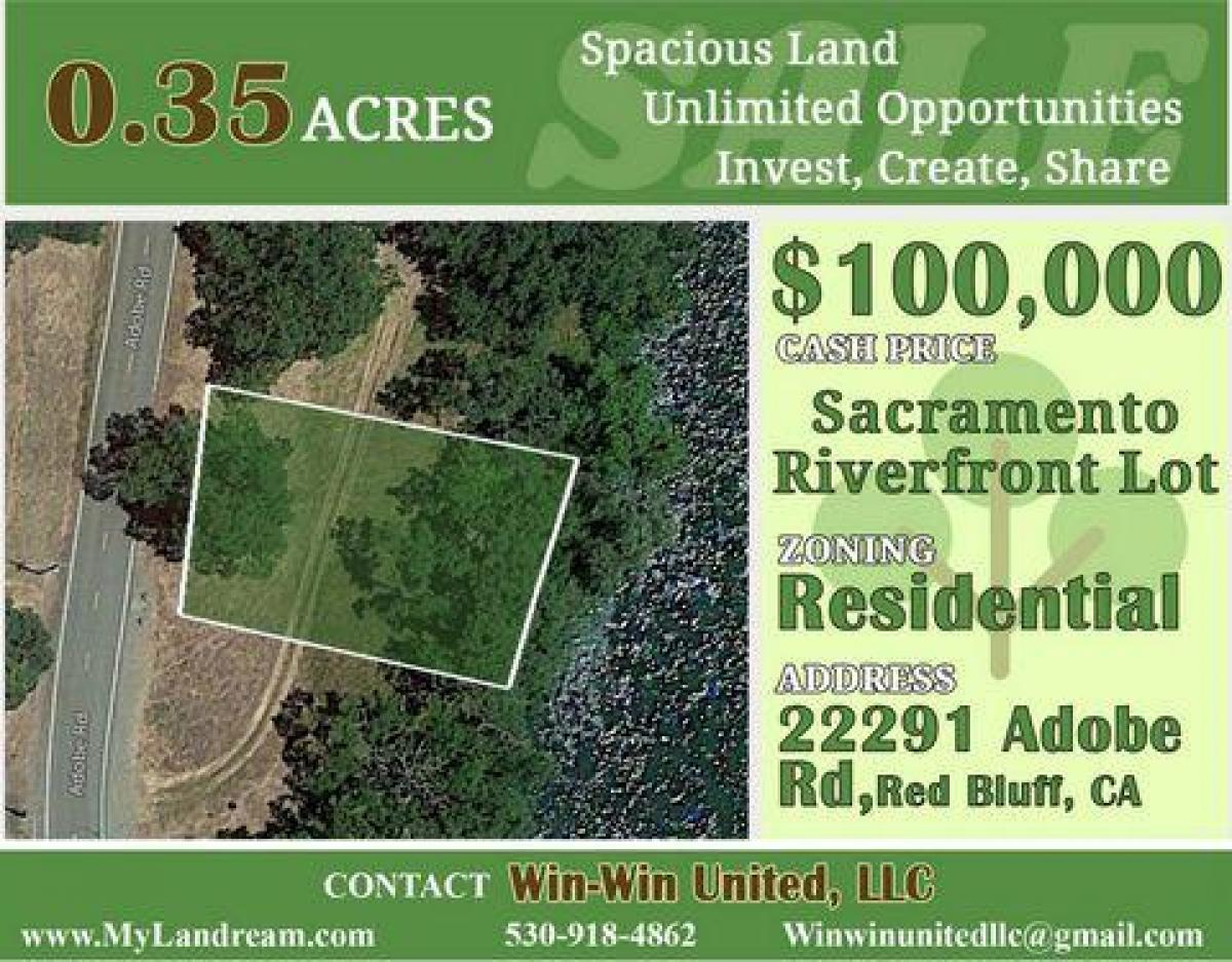 Picture of Residential Land For Sale in Red Bluff, California, United States